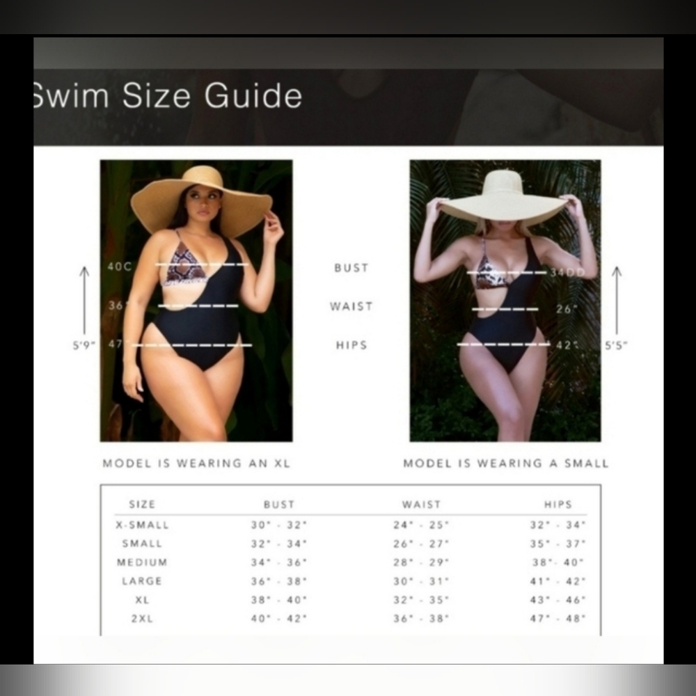 Matte Collection Brown Bikini with Gold Rings - Picture 5 of 5